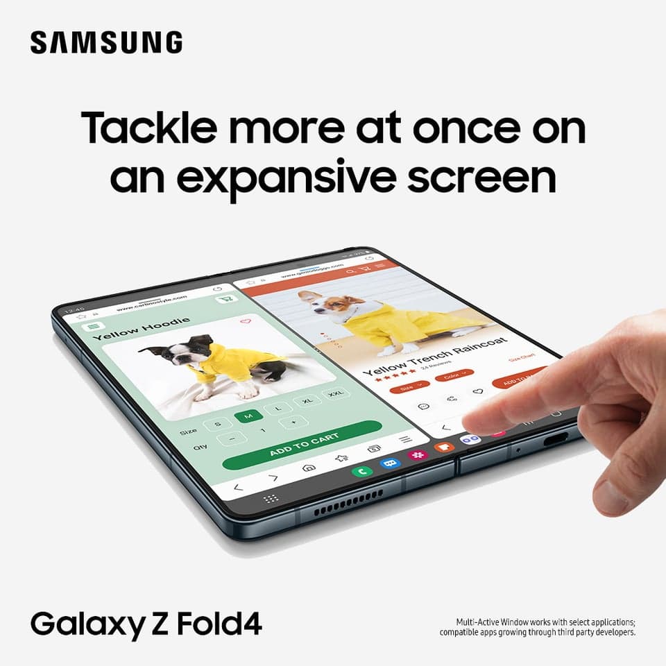 More screen? More Reddit! Get Galaxy Z Fold4.