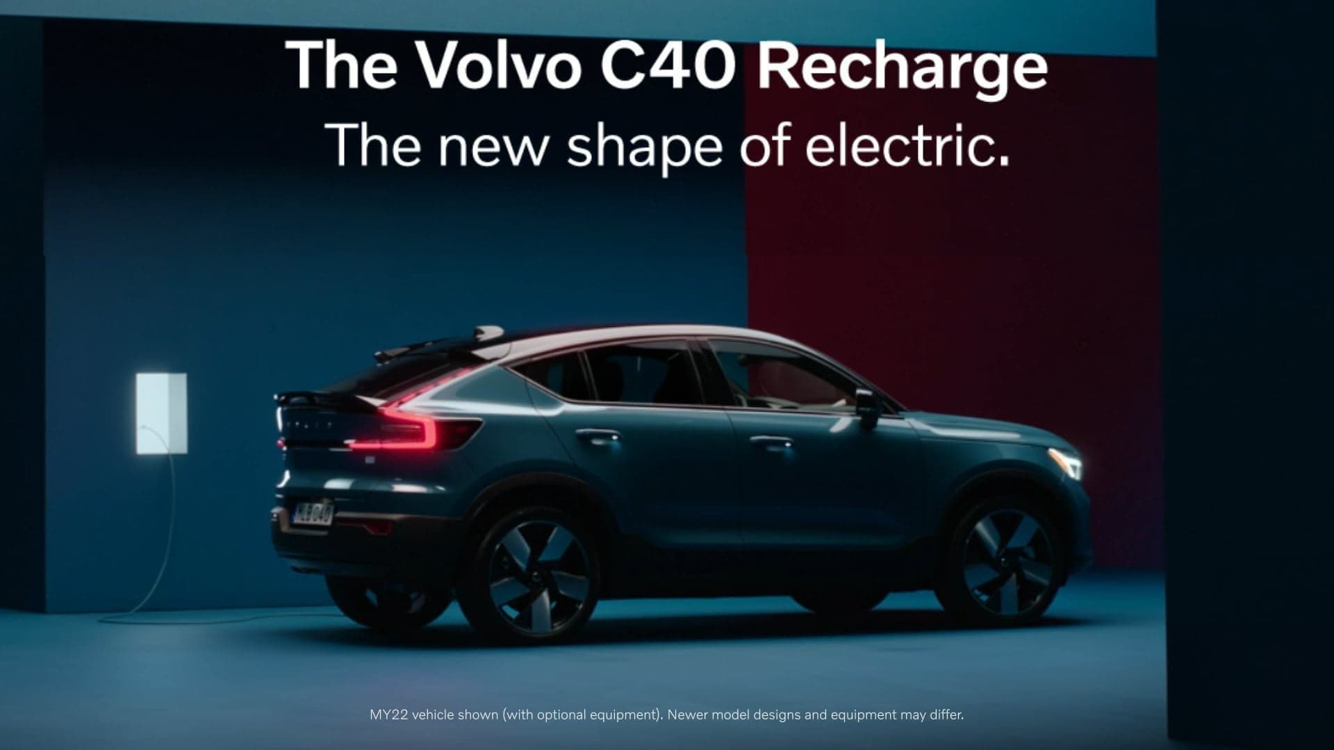 Designed to stand out. The Volvo C40 Recharge, now available online.