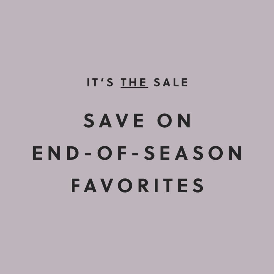 You Don't Want To Miss This One. Shop Our Favorites From The Season, Now On Sale.