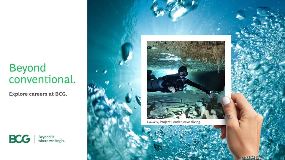 Passionate about life and work? So are we. Find out how our consultants go beyond to fuel their passions, at home and at work with BCG.