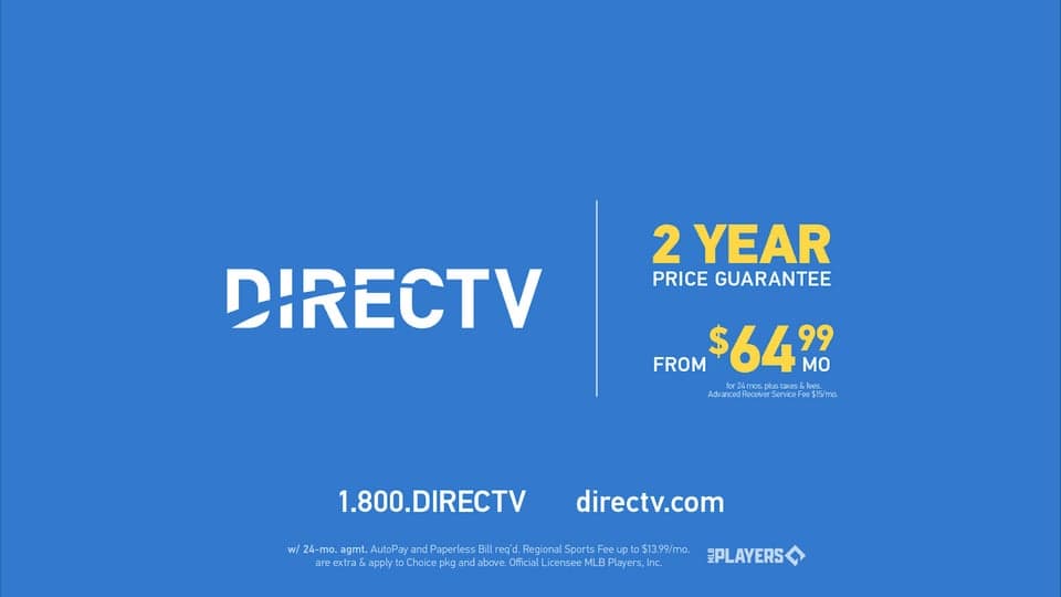 Stop compromising on the entertainment you love. Start watching for just $64.99/month with a 2 year price guarantee with DIRECTV.