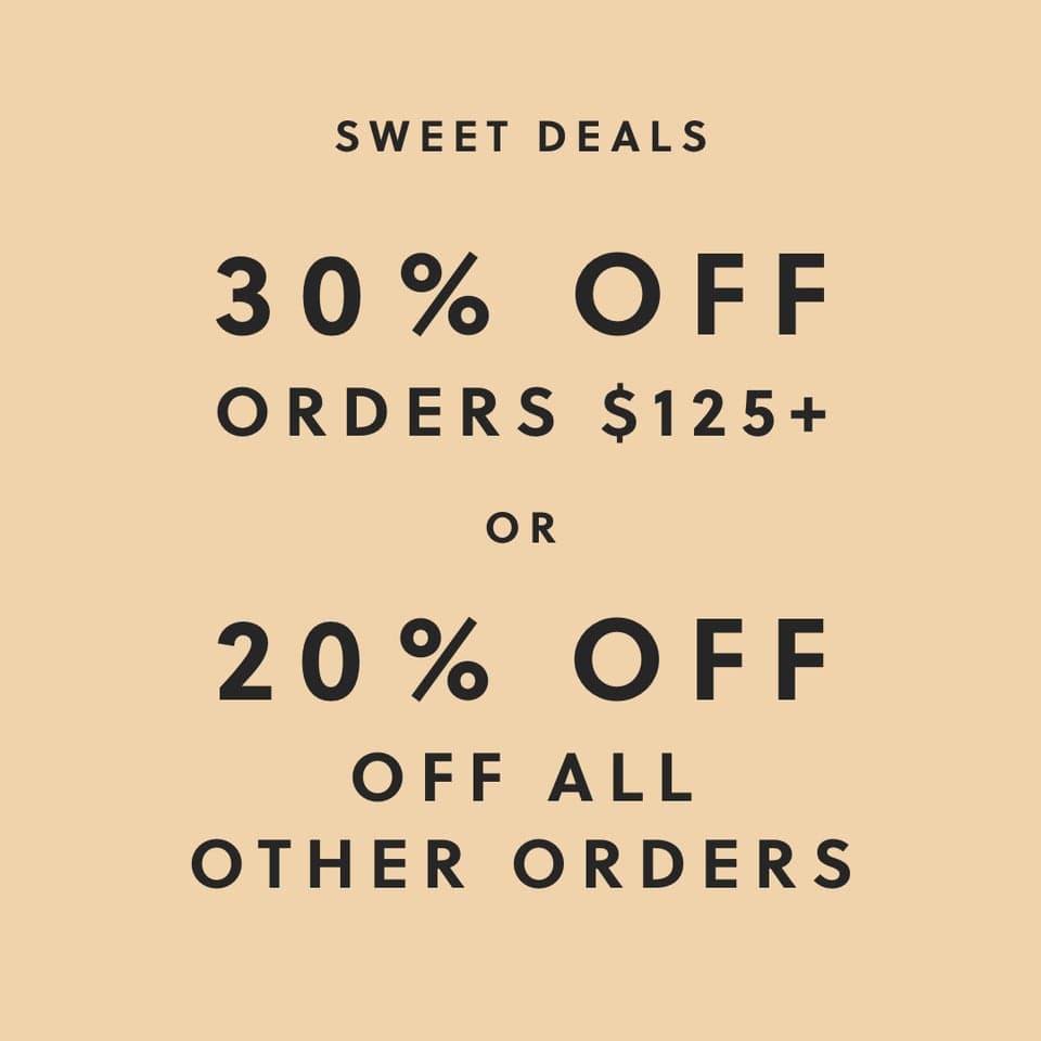 You'll love the sale. They'll love the gift. Get 30% off orders $125+ or 20% off shopwide.