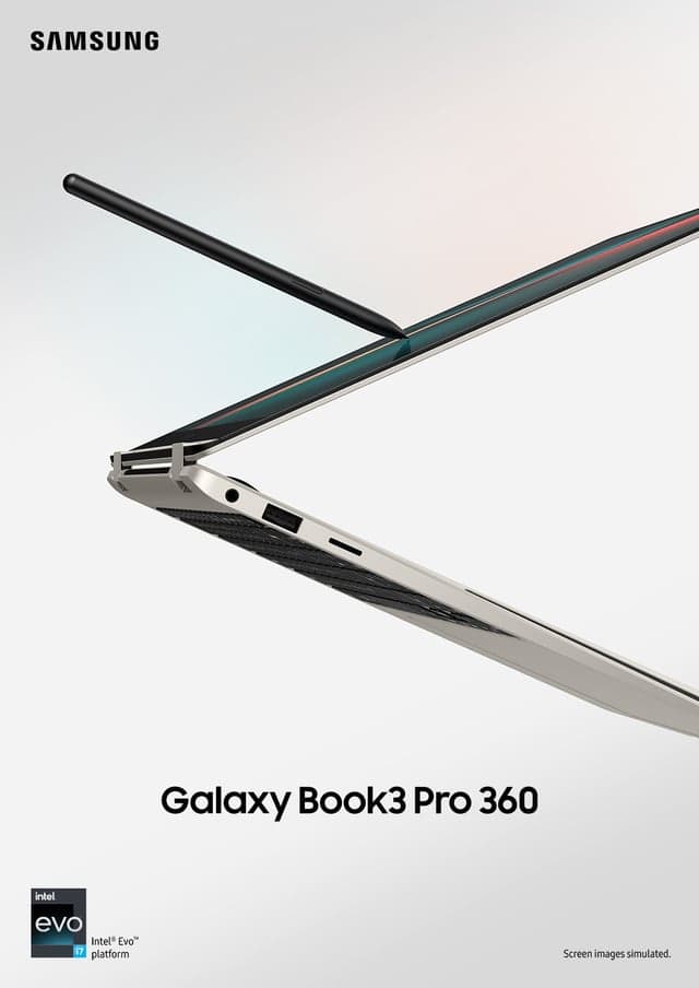 Laptop AND tablet AND powered by the 13th Gen Intel® Evo™ platform. That’s reason enough for you to check out Samsung Galaxy Book3 Pro 360.