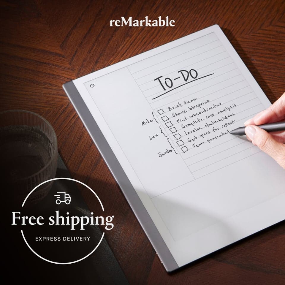 Try reMarkable risk free for 100 days. If you don't like it, the return is free, and free of hassle.