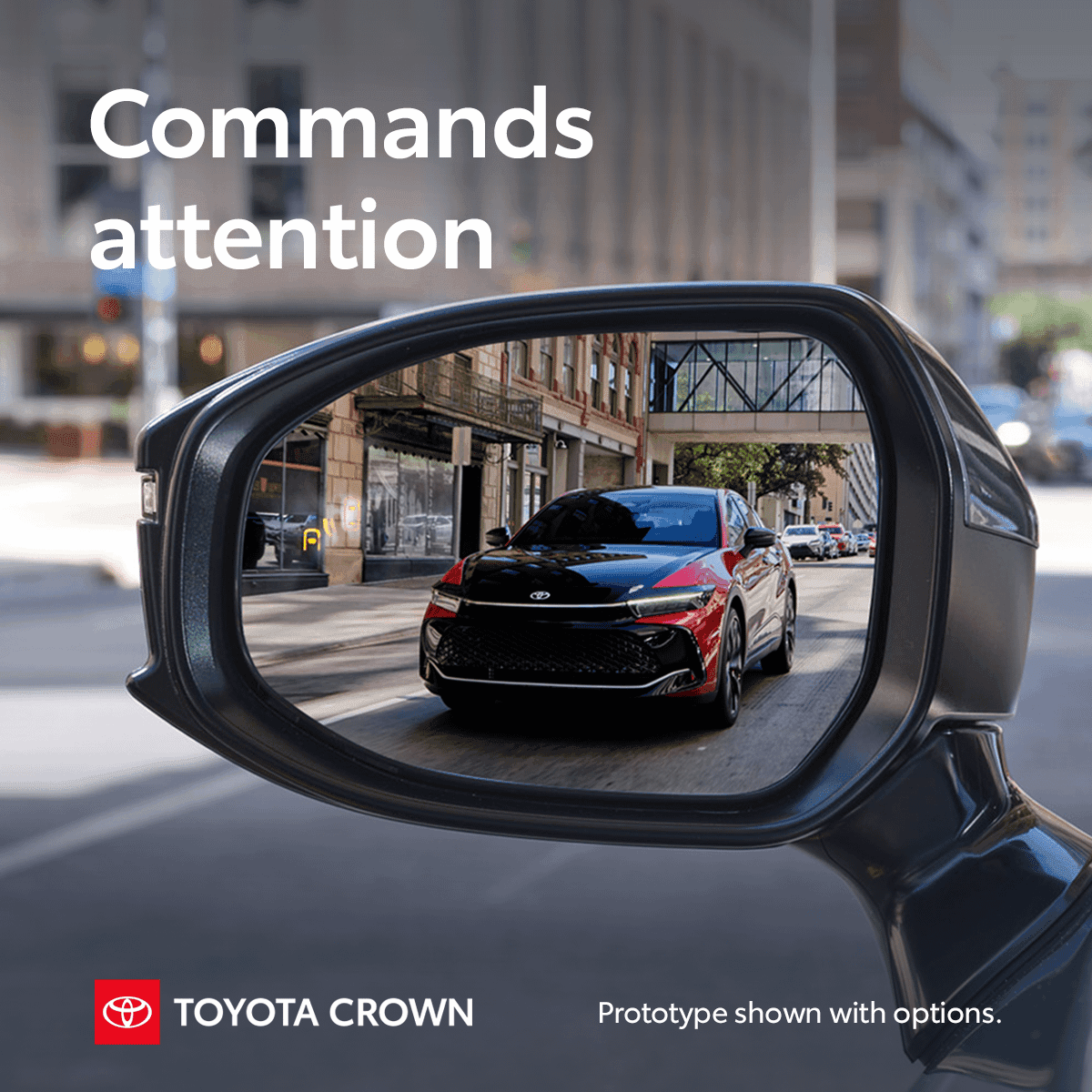 With an innovative aerodynamic silhouette, the all-new Toyota Crown has a bold style that commands the presence you deserve.