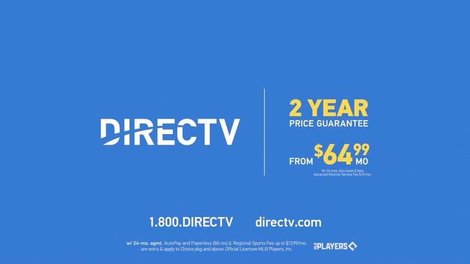 Stop compromising on the entertainment you love. Start watching for just $64.99/month with a 2 year price guarantee with DIRECTV.