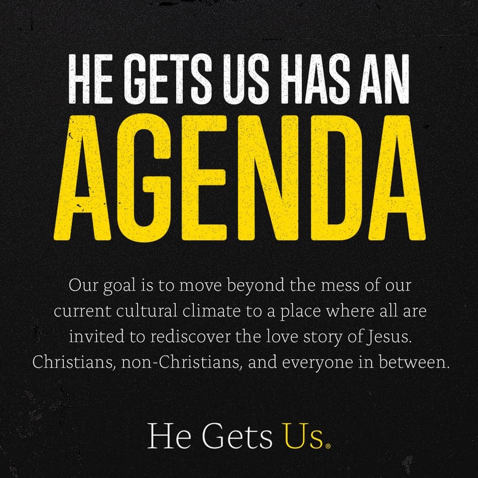 We've been accused of pushing "our agenda." We thought this might be the right time to make that "agenda" perfectly clear.