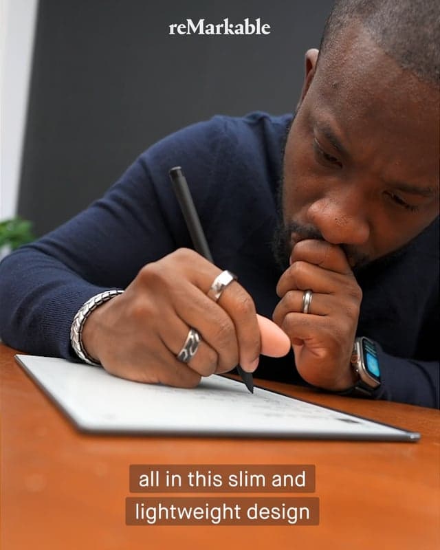 Tech reviewer Judner Aura on how reMarkable helps him find his focus and stay on task.