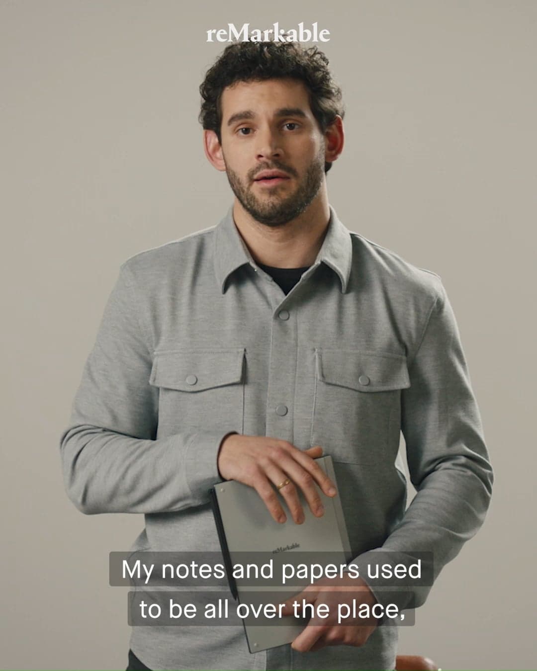“This is the paper tablet that’s changed the way I work. Let me show you why.”