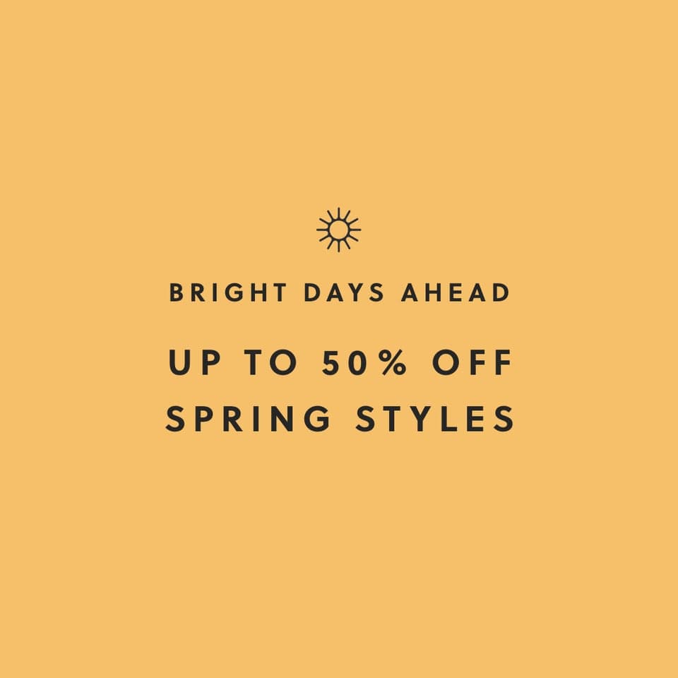 Fossil® Bright Days Ahead. Up To 50% Off Spring Styles