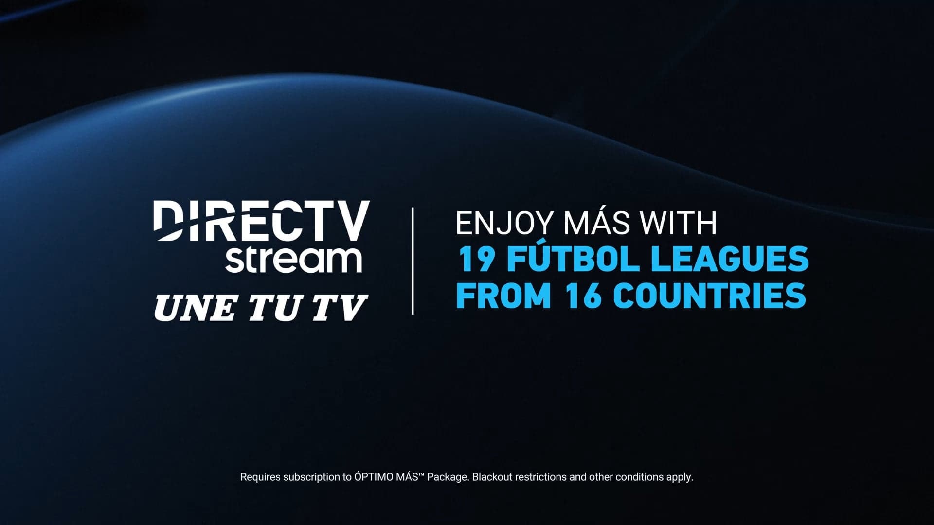 Teamwork makes the dream work. But with DIRECTV, home of world-class soccer championships, are easily viewed from home. Què Esperas, enjoy más!