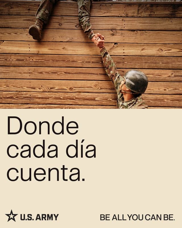 En el U.S. Army, no estarás contando los días porque cada día cuenta. Y cada instante puede ser una oportunidad para sobrepasar tus límites.