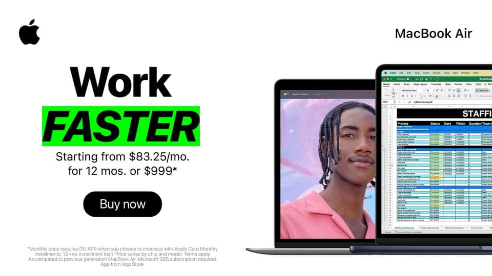 Buckle up. You can do more, all at once with the lightning-quick M1 or M2 chip. Mac Does That.