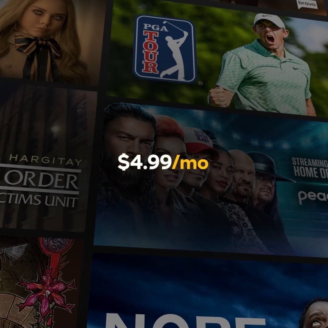 Hit new movies from theaters, buzzworthy Originals, thrilling live sports, and so much more, streaming now on Peacock.