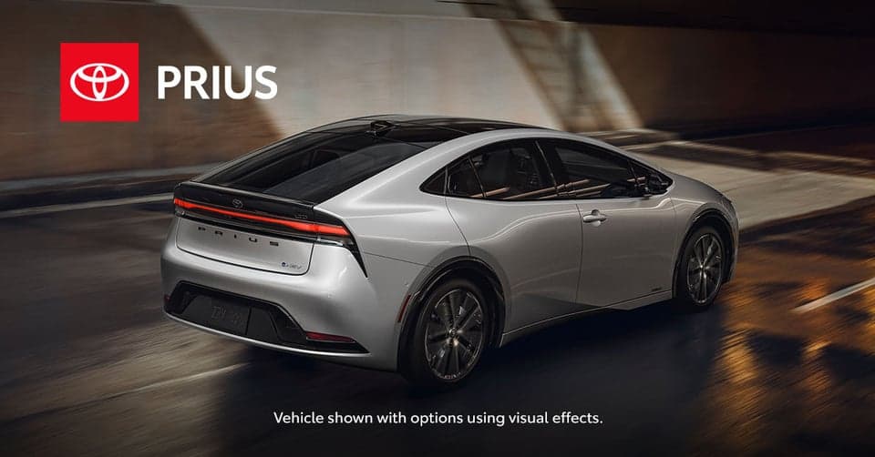 It’s sexy now. The all-new Prius with a flowing one-motion silhouette.