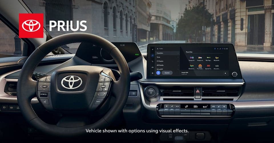 It’s your happy place now. The all-new Prius with an intuitive interior.