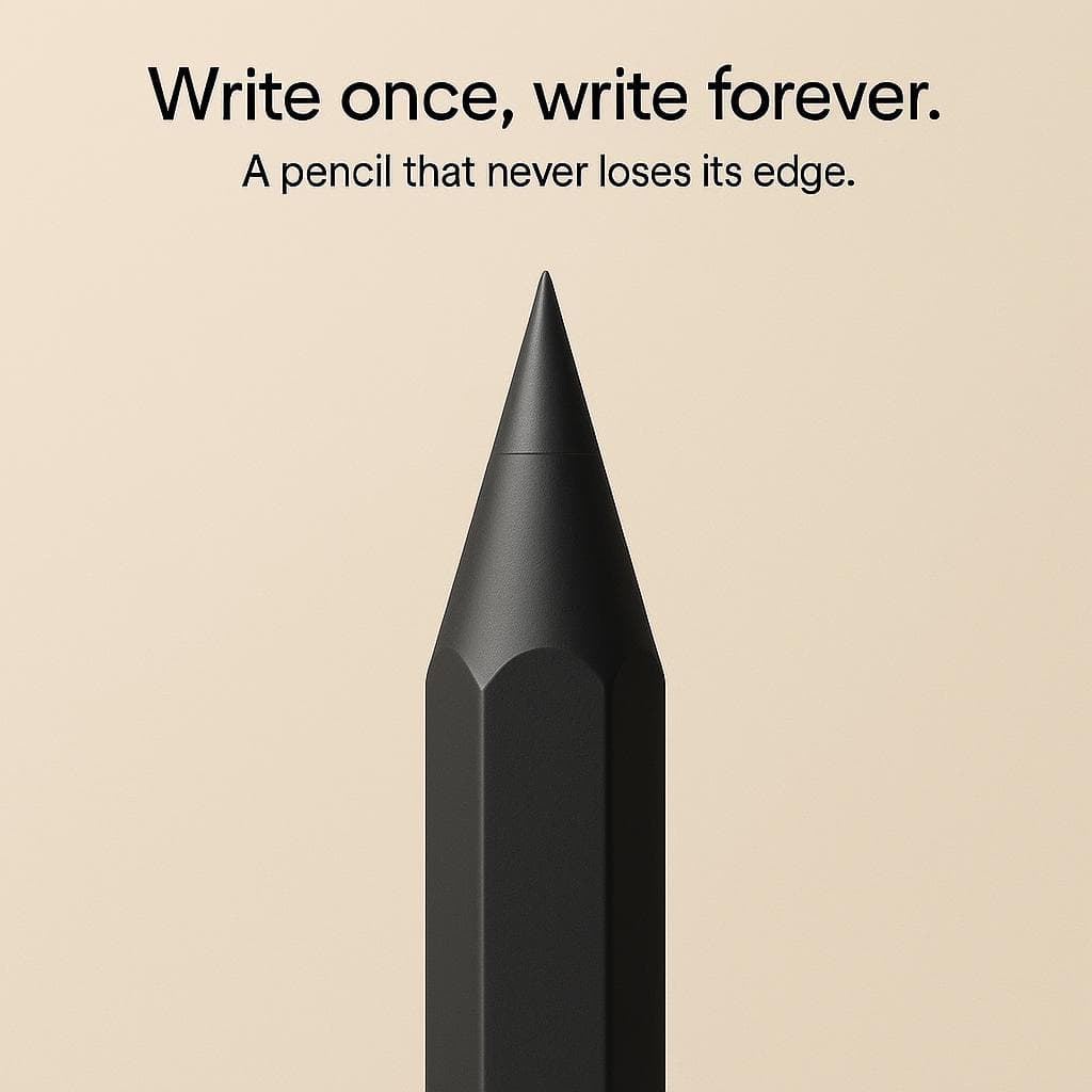 Found a pencil that doesn’t need sharpening (ever)