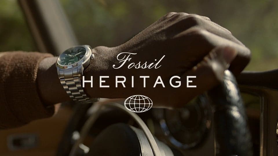 Fossil Heritage Collection. Vintage with a nod to mid-century. Classic. Archival. Timeless.
