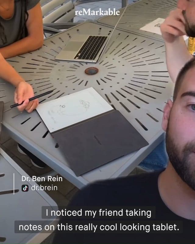 Neuroscientist Dr. Ben Rein on why he recommends reMarkable.