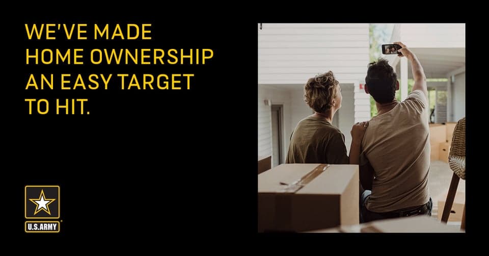 Whether its for a first home or forever home, Soldiers often qualify for no-down-payment loans.