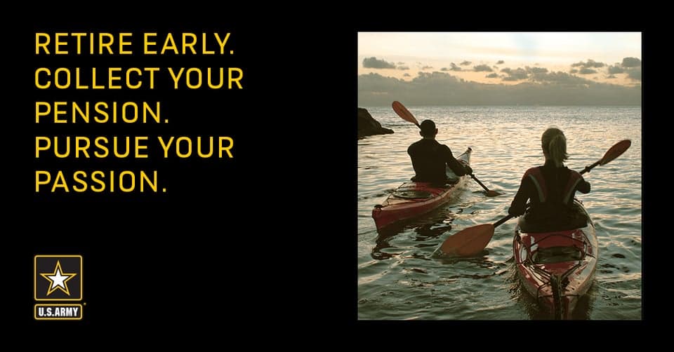 Soldiers can retire with a pension after 20 years of service, and move on to whats next.